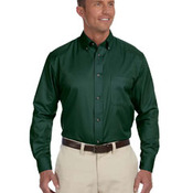 Men's Easy Blend™ Long-Sleeve Twill Shirt with Stain-Release