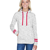 Ladies' Melange Scuba Neck Sweatshirt