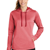 Women's PosiCharge ® Sport Wick ® Heather Fleece Hooded Pullover