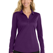 Ladies Silk Touch Performance Long Sleeve Polo