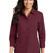 Ladies 3/4 Sleeve Easy Care Shirt